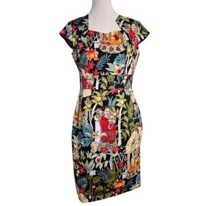 Grace Karin Frida Kahlo Print Mini Dress - L